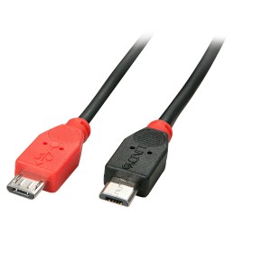 Câble OTG USB 2.0 Type Micro-B vers Micro-B, 0.5m