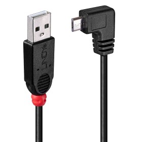 Câble USB 2.0 type A   micro-B coudé, 1m