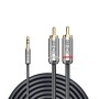 Câble Audio Jack 3.5mm vers RCA, Cromo Line, 1m