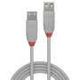 Rallonge USB 2.0 type A, Anthra Line, Gris, 0.2m