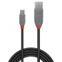 Câble USB 2.0 type A vers Mini-B, Anthra Line, 0.2m