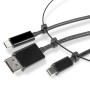 Convertisseur USB Type C, mDP & DisplayPort vers HDMI 18G avec serre-câble