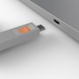 Kit bloqueur de port USB Type C avec clé et 4 verrous, orange