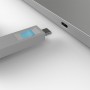 Kit bloqueur de port USB Type C avec clé et 4 verrous, bleu