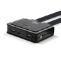 Switch KVM 2 Ports DisplayPort 1.2, USB 2.0 & Audio, Câbles Intégrés