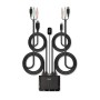Switch KVM 2 Ports HDMI 4K60, USB Type C, USB 2.0 & Audio avec Câbles