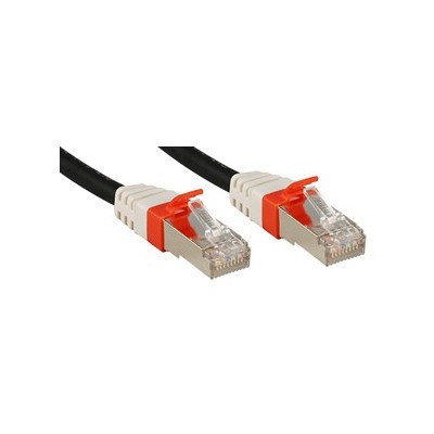 Câble réseau Noir Cat.6A S FTP LSZH, 0.5m