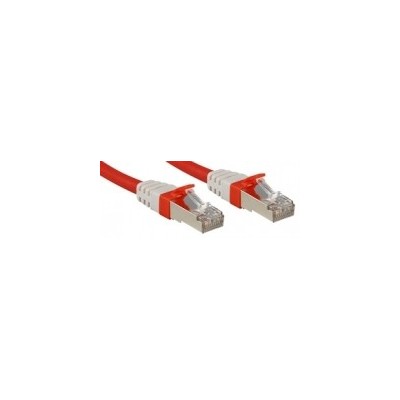 Câble réseau Rouge Cat.6A S FTP LSZH, 0.5m