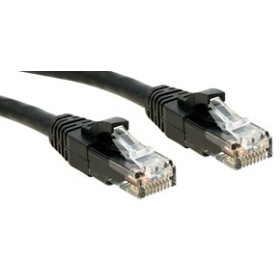 Câble réseau Noir Cat.6 U UTP LSZH, 0.3m