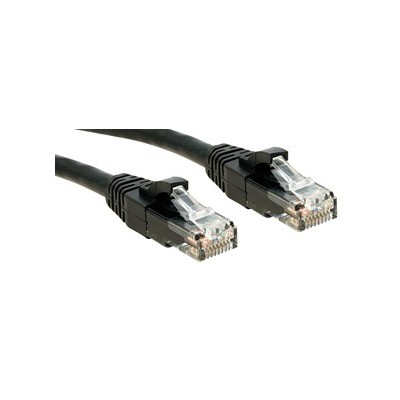 Câble réseau Noir Cat.6 U UTP LSZH, 0.3m
