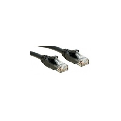 Câble réseau Noir Cat.6 U UTP LSZH, 0.5m