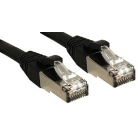 Câble réseau Noir Cat.6 S FTP LSZH, 0.5m