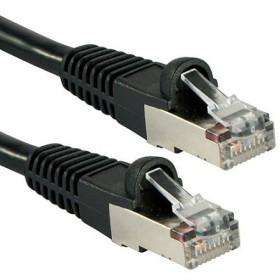 Câble réseau Noir Cat.6A S FTP LSZH, 0.3m