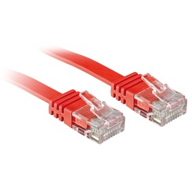 Câble réseau Plat Rouge Cat.6A U UTP, 0.3m