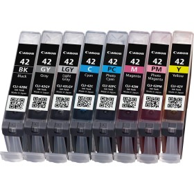 Canon ink 6384B010 CLI-42 Multipack black + Color BK GY LGY PC M PM Y