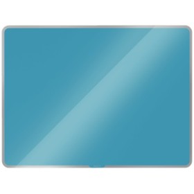 Tableau magnetique en verre, 80 x 60 cm COSY Leitz, Bleu