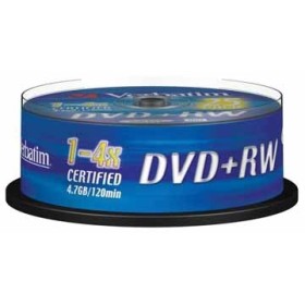 DVD-RW Verbatim - 4,7 Go 4x Speed - Cakebox 25 pièces