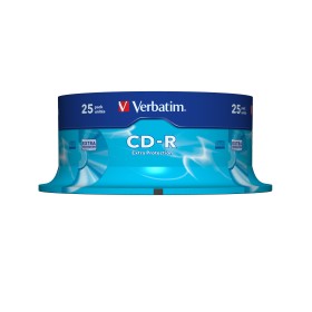 CD-R Verbatim - Extra Protection, 80 Min 700 Mo 52x, - 25 pièces en cloche