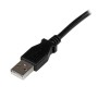 Câble USB 2.0 Type A vers USB Type B Coudé à droite Mâle   Mâle 2m StarTech.com
