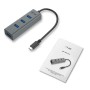Hub USB 3.1 Metal Type C vers 4 ports USB 3.0 Type A