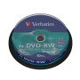 DVD-RW Verbatim - 4,7 Go 4x vitesse - cakebox 10 pièces