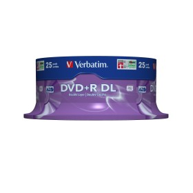 DVD+R DL Verbatim - 8.5 Go  240 min 8x - 25 pièces en cloche
