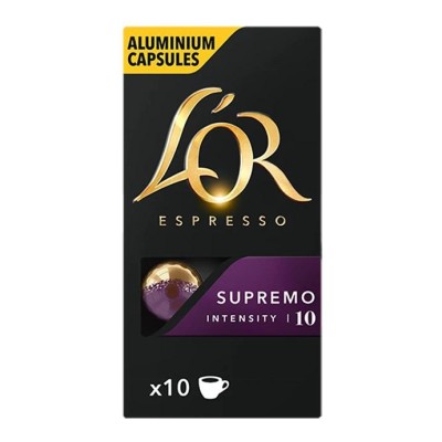 10 Capsules cafés l'or Espresso Supremo
