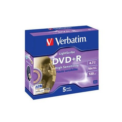 5 DVD+R 4.7GB 16xspd JC LightScribe - 43575