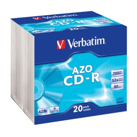 Verbatim AZO Crystal - 20 x CD-R - 700 Mo ( 80 min ) 52x