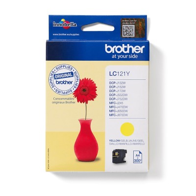 Brother ink cartridge LC-121 yellow ( LC121Y )