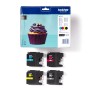 Brother ink cartridge LC-123 black und 3 Colors ( LC123VALBPDR )