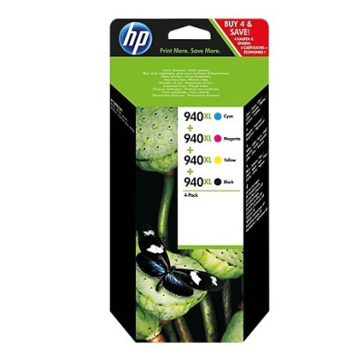 HP ink C2N93A Multipack XL black + Color BK C M Y No.940XL
