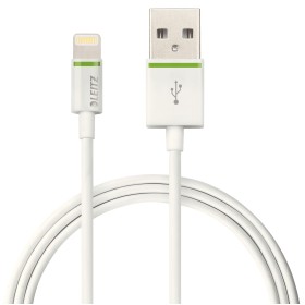 Câble Lightning vers USB, 30 cm COMPLETE Leitz, Blanc