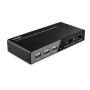 Switch KVM HDMI 4K60, USB 2.0 & Audio, 2 ports