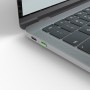 Kit bloqueur de port USB Type C avec clé et 4 verrous, vert