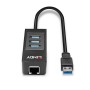 Convertisseur Hub USB 3.0 & Ethernet Gigabit