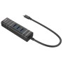 Convertisseur Hub USB 3.2 type C & Ethernet Gigabit