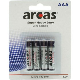 Pack de 4 piles ARCAS R03 Micro AAA