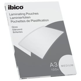 Pochette de plastification Medium A3, IBICO BASICS , Lot de 100, Transparent