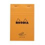 Bloc agrafé Rhodia ORANGE message N°140 11x17cm 80f 80g