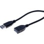 RALLONGE ECO USB 3.0 A / A NOIRE - 2,0 M