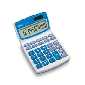 Calculatrice de bureau 210X, Ibico, Blanc/Bleu
