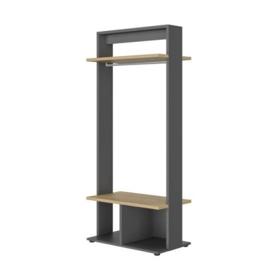 CONNEXION CORPS ANTHRACITE VESTIAIRE /CDB 2c