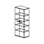 CONNEXION CORPS BLANC RGT HAUT L80 2P./CT/CT 5c