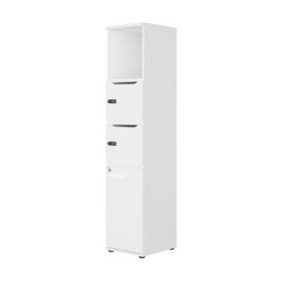 CONNEXION CORPS BLANC COL. HT L40 1P.2C.1N./BL/BL 6c