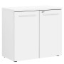 XERUS BLANC RANGEMENT BAS 2 PORTES 1c