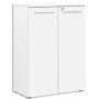 XERUS BLANC RANGEMENT MI-HAUTEUR 2 PORTES 2c