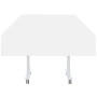 YES BLANC TABLE REUN.MOB.+RAB.DEMI LUNE 3c