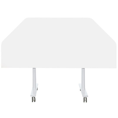 YES BLANC TABLE REUN.MOB.+RAB.DEMI LUNE 3c
