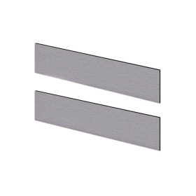 ZOOM CHENE NATUREL KIT 2 PLINTHES ALU BANQUE ANGL 1c